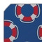 Buoy & Argyle Print Octagon Placemat - Single front (DETAIL)