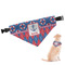 Buoy & Argyle Print Pet Bandana w/ Dog