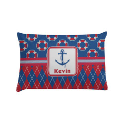 Buoy & Argyle Print Pillow Case - Standard (Personalized)