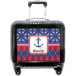 Buoy & Argyle Print Pilot / Flight Suitcase (Personalized)