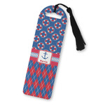 Buoy & Argyle Print Plastic Bookmark (Personalized)