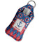 Buoy & Argyle Print Sanitizer Holder Keychain - Large in Case