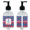 Buoy & Argyle Print Glass Soap/Lotion Dispenser - Approval