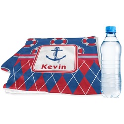 Buoy & Argyle Print Sports & Fitness Towel (Personalized)