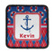 Buoy & Argyle Print Square Patch