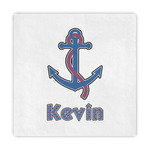 Buoy & Argyle Print Decorative Paper Napkins (Personalized)