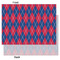 Buoy & Argyle Print Tissue Paper - Heavyweight - Large - Front & Back