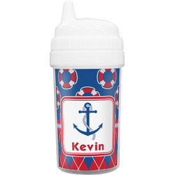 Buoy & Argyle Print Sippy Cup (Personalized)