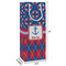 Buoy & Argyle Print Wine Gift Bag - Dimensions