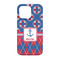 Buoy & Argyle Print iPhone 13 Case - Back