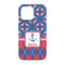 Buoy & Argyle Print iPhone 13 Pro Case - Back