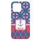 Buoy & Argyle Print iPhone 13 Pro Max Case - Back