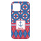 Buoy & Argyle Print iPhone 13 Pro Max Tough Case - Back