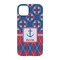 Buoy & Argyle Print iPhone 14 Case - Back