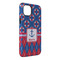 Buoy & Argyle Print iPhone 14 Plus Tough Case - Angle