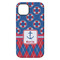 Buoy & Argyle Print iPhone 14 Pro Max Tough Case - Back