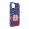 Buoy & Argyle Print iPhone 14 Pro Tough Case - Angle