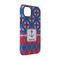 Buoy & Argyle Print iPhone 14 Tough Case - Angle