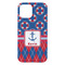 Buoy & Argyle Print iPhone 15 Plus Case - Back