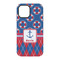 Buoy & Argyle Print iPhone 15 Tough Case - Back