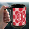 Celtic Knot 15oz. Black Mug - LIFESTYLE