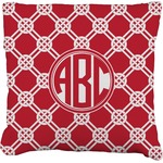 Celtic Knot Faux-Linen Throw Pillow 16" (Personalized)