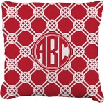 Celtic Knot Faux-Linen Throw Pillow 20" (Personalized)