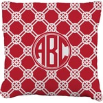 Celtic Knot Faux-Linen Throw Pillow 26" (Personalized)