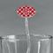 Celtic Knot Clear Plastic 7" Stir Stick - Oval - Main