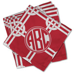 Celtic Knot Cloth Cocktail Napkins - Set of 4 w/ Monogram