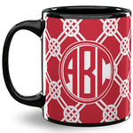 Celtic Knot 11 Oz Coffee Mug - Black (Personalized)