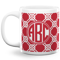 Celtic Knot 20 Oz Coffee Mug - White (Personalized)