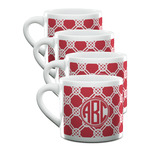 Celtic Knot Double Shot Espresso Cups - Set of 4 (Personalized)