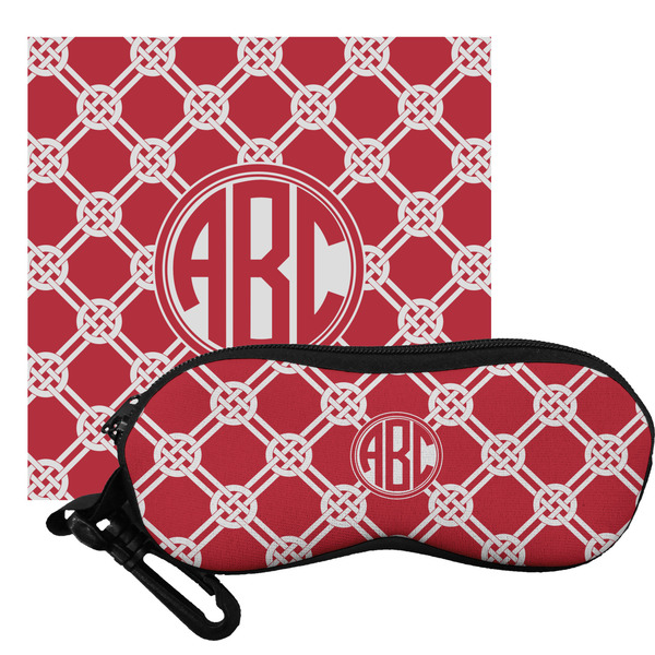 Custom Celtic Knot Eyeglass Case & Cloth (Personalized)