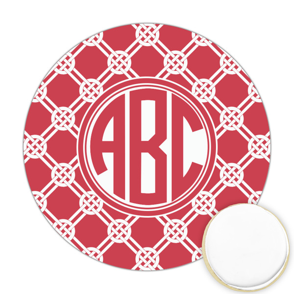 Custom Celtic Knot Printed Cookie Topper - Round (Personalized)