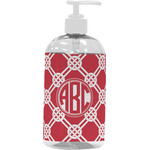 Celtic Knot Plastic Soap / Lotion Dispenser (16 oz - Large - White) (Personalized)