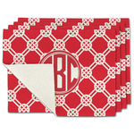 Celtic Knot Single-Sided Linen Placemat - Set of 4 w/ Monogram