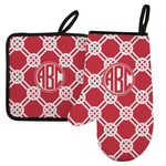 Celtic Knot Left Oven Mitt & Pot Holder Set w/ Monogram