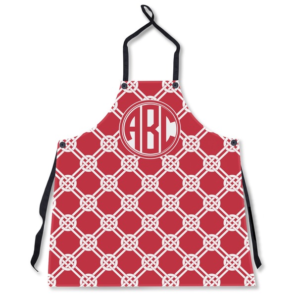 Custom Celtic Knot Apron Without Pockets w/ Monogram