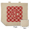 Celtic Knot Reusable Cotton Grocery Bag - Front & Back View