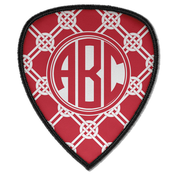 Custom Celtic Knot Iron on Shield Patch A w/ Monogram