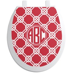 Celtic Knot Toilet Seat Decal - Round (Personalized)