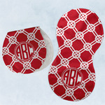 Celtic Knot Burp Pads - Velour - Set of 2 w/ Monogram