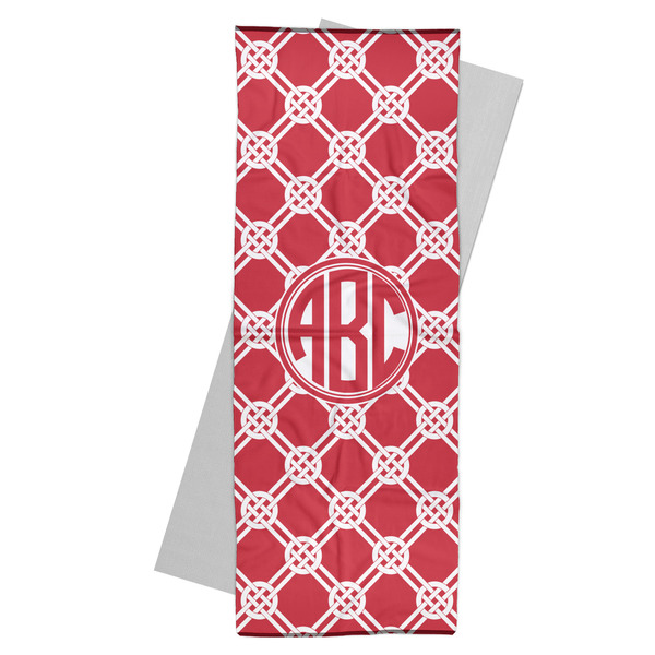 Custom Celtic Knot Yoga Mat Towel (Personalized)