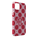 Celtic Knot iPhone Case - Plastic - iPhone 14 Plus (Personalized)