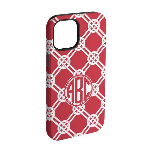 Custom Celtic Knot iPhone Case - Rubber Lined - iPhone 15 (Personalized)