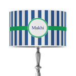 Stripes 12" Drum Lamp Shade - Poly-film (Personalized)