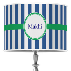 Stripes 16" Drum Lamp Shade - Poly-film (Personalized)