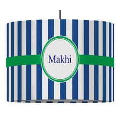 Stripes Drum Pendant Lamp (Personalized)