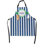 Stripes Apron With Pockets w/ Name or Text